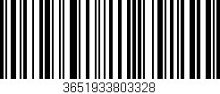 Código de barras (EAN, GTIN, SKU, ISBN): '3651933803328'