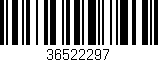 Código de barras (EAN, GTIN, SKU, ISBN): '36522297'