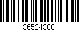 Código de barras (EAN, GTIN, SKU, ISBN): '36524300'