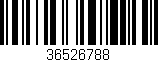 Código de barras (EAN, GTIN, SKU, ISBN): '36526788'