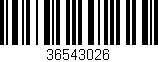 Código de barras (EAN, GTIN, SKU, ISBN): '36543026'