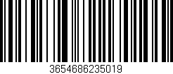 Código de barras (EAN, GTIN, SKU, ISBN): '3654686235019'