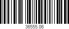 Código de barras (EAN, GTIN, SKU, ISBN): '36555.06'