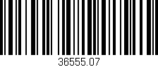 Código de barras (EAN, GTIN, SKU, ISBN): '36555.07'