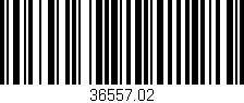 Código de barras (EAN, GTIN, SKU, ISBN): '36557.02'