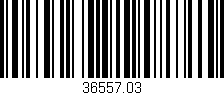 Código de barras (EAN, GTIN, SKU, ISBN): '36557.03'