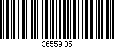 Código de barras (EAN, GTIN, SKU, ISBN): '36559.05'