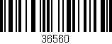 Código de barras (EAN, GTIN, SKU, ISBN): '36560'