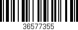Código de barras (EAN, GTIN, SKU, ISBN): '36577355'