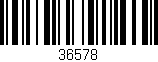 Código de barras (EAN, GTIN, SKU, ISBN): '36578'