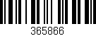 Código de barras (EAN, GTIN, SKU, ISBN): '365866'