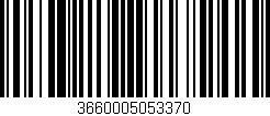 Código de barras (EAN, GTIN, SKU, ISBN): '3660005053370'