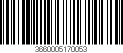 Código de barras (EAN, GTIN, SKU, ISBN): '3660005170053'