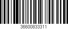 Código de barras (EAN, GTIN, SKU, ISBN): '36600833311'