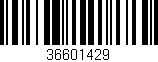 Código de barras (EAN, GTIN, SKU, ISBN): '36601429'