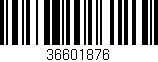 Código de barras (EAN, GTIN, SKU, ISBN): '36601876'