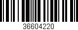 Código de barras (EAN, GTIN, SKU, ISBN): '36604220'