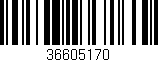 Código de barras (EAN, GTIN, SKU, ISBN): '36605170'