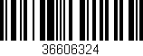 Código de barras (EAN, GTIN, SKU, ISBN): '36606324'