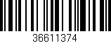 Código de barras (EAN, GTIN, SKU, ISBN): '36611374'