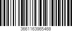Código de barras (EAN, GTIN, SKU, ISBN): '3661163965468'