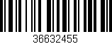 Código de barras (EAN, GTIN, SKU, ISBN): '36632455'