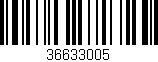 Código de barras (EAN, GTIN, SKU, ISBN): '36633005'