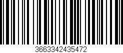 Código de barras (EAN, GTIN, SKU, ISBN): '3663342435472'
