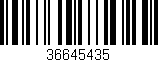 Código de barras (EAN, GTIN, SKU, ISBN): '36645435'