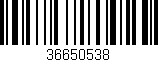 Código de barras (EAN, GTIN, SKU, ISBN): '36650538'