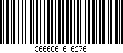 Código de barras (EAN, GTIN, SKU, ISBN): '3666061616276'