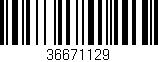 Código de barras (EAN, GTIN, SKU, ISBN): '36671129'