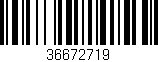 Código de barras (EAN, GTIN, SKU, ISBN): '36672719'