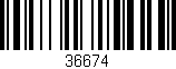 Código de barras (EAN, GTIN, SKU, ISBN): '36674'