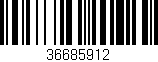 Código de barras (EAN, GTIN, SKU, ISBN): '36685912'