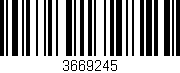 Código de barras (EAN, GTIN, SKU, ISBN): '3669245'