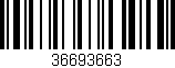 Código de barras (EAN, GTIN, SKU, ISBN): '36693663'