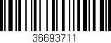 Código de barras (EAN, GTIN, SKU, ISBN): '36693711'