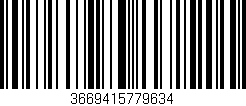 Código de barras (EAN, GTIN, SKU, ISBN): '3669415779634'