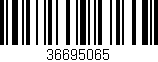 Código de barras (EAN, GTIN, SKU, ISBN): '36695065'