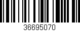 Código de barras (EAN, GTIN, SKU, ISBN): '36695070'