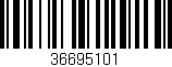 Código de barras (EAN, GTIN, SKU, ISBN): '36695101'