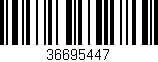 Código de barras (EAN, GTIN, SKU, ISBN): '36695447'
