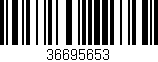 Código de barras (EAN, GTIN, SKU, ISBN): '36695653'