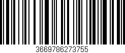 Código de barras (EAN, GTIN, SKU, ISBN): '3669786273755'
