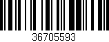 Código de barras (EAN, GTIN, SKU, ISBN): '36705593'