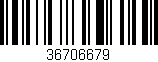 Código de barras (EAN, GTIN, SKU, ISBN): '36706679'