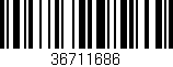 Código de barras (EAN, GTIN, SKU, ISBN): '36711686'