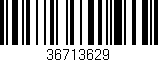 Código de barras (EAN, GTIN, SKU, ISBN): '36713629'