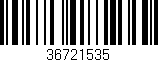 Código de barras (EAN, GTIN, SKU, ISBN): '36721535'
